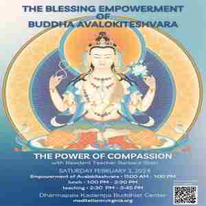 Guided Meditation-The Blessing Empowerment of Buddha Avalokiteshvara in Roanoke on 3 Feb