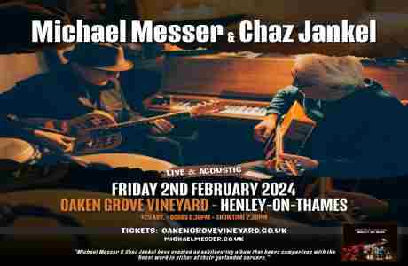 Michael Messer and Chaz Jankel at Oaken Grove Vineyard - Henley on Thames in Henley-on-Thames on 2 Feb