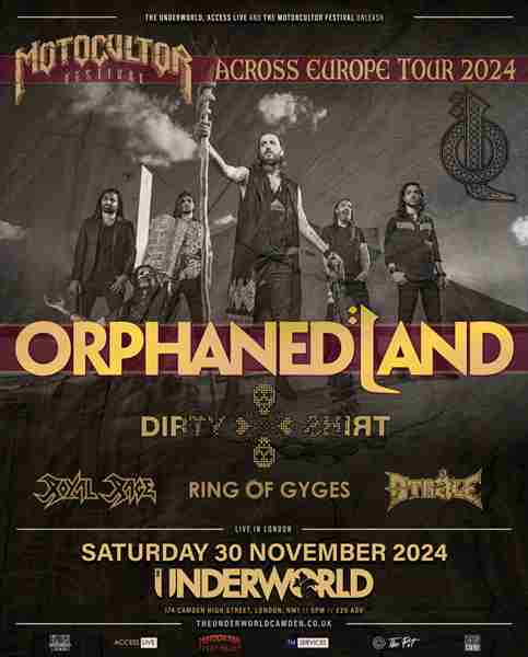 ORPHANED LAND at The Underworld - London // New Date in London on 30 Nov