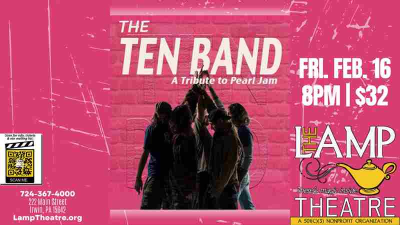 The Ten Band - A Tribute to Pearl Jam in Irwin on 16 Feb