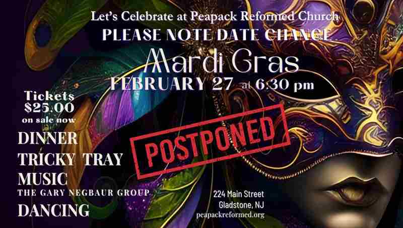 Mardi Gras at Peapack Reformed Church in New Jersey on 27 Feb