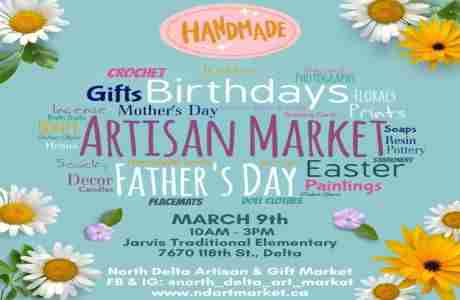 Spring Artisan Market in Delta on 9 Mar