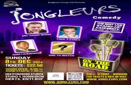 Jongleurs @Hertfordshire Studios, Hoddesdon in Hoddesdon on 8 Dec