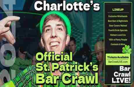 2024 Charlotte St Patricks Day Bar Crawl By Bar Crawl LIVE March 17th in Charlotte on 17 Mar