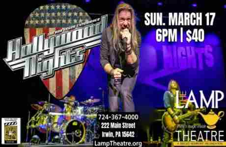 Hollywood Nights: The Bob Seger Experience in Irwin on 17 Mar