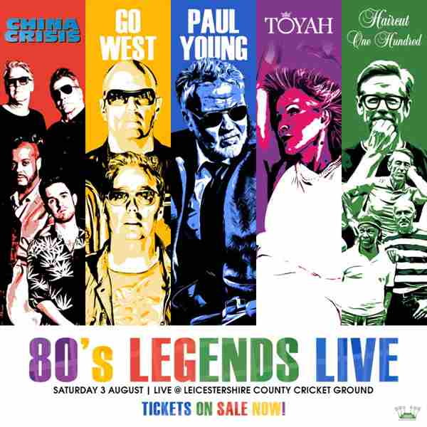 80's Legends Live in Leicester on 3 Aug