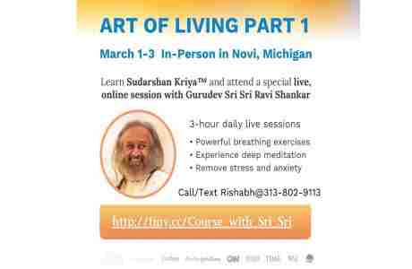 ART OF LIVING PART 1 in Novi on 1 Mar