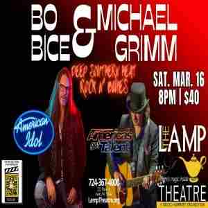 Bo Bice and Michael Grimm: Deep Southern Heat Rock N' Blues in Irwin on 16 Mar