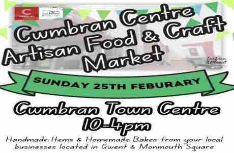 Cwmbran Centre Artisan Food and Craft Market in Cwmbran on 25 Feb