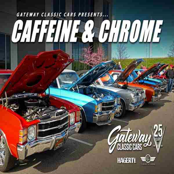 Caffeine and Chrome – Classic Cars and Coffee at Gateway Classic Cars of Tulsa in Tulsa on 30 Mar