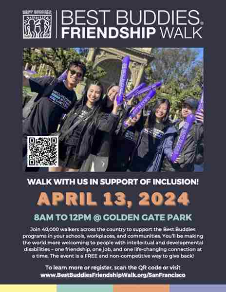 Best Buddies Friendship Walk in San Francisco on 13 Apr