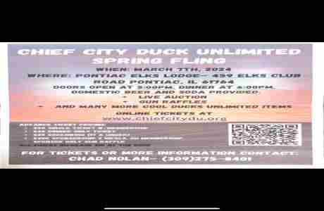 Chief City Ducks Unlimited Spring Fling Banquet in Pontiac on 7 Mar