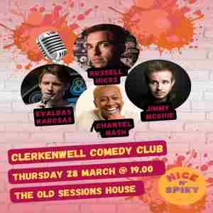 Clerkenwell Comedy Club in London on 28 Mar