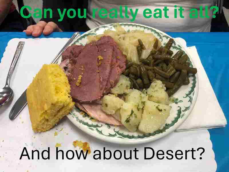 St Paddy's Day Dinner - Lots of Corned Beef, Ham and Cabbage! in Indian Head on 16 Mar