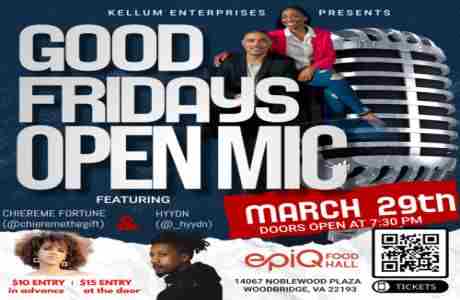 Good Fridays Open Mic in Woodbridge on 29 Mar