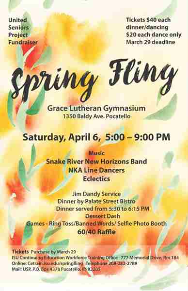 Spring Fling in Pocatello on 6 Apr