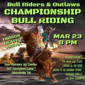 Championship Bull Riding in Blountville on 23 Mar