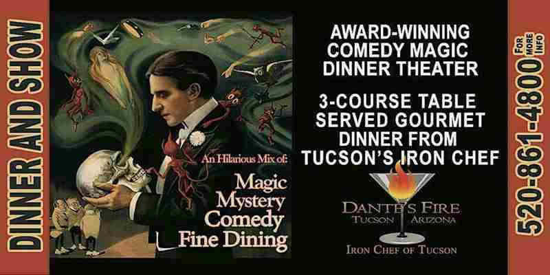 Magic and Mystery Dinner Theater's "Murder at the Magic Show II" in Tucson on 29 Mar