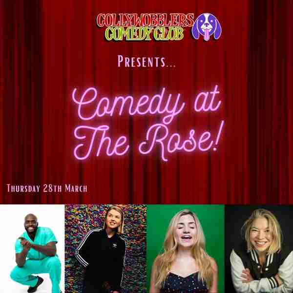 Comedy @ The Rose Pub Fulham : Harriet Kemsley, Michael Akadiri , Spring Day , Abi Carter Simpson in London on 28 Mar