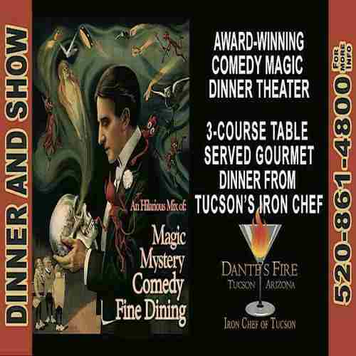 Magic and Mystery Dinner Theater's "Murder at the Magic Show II" in Tucson on 5 Apr