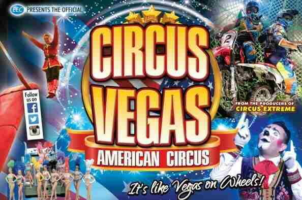 Circus Vegas - Lakeside Shopping Centre, 27th March - 14th April in England on 27 Mar