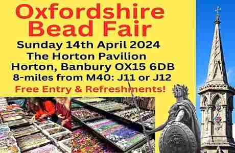 Oxfordshire Bead Fair in England on 14 Apr