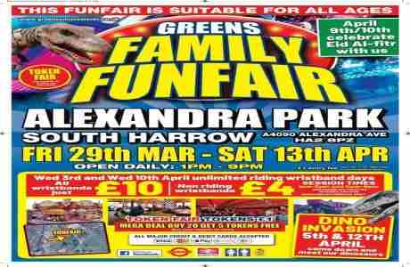 South Harrow Fun Fair | Alexandra Park. Alexandra Ava. Ha2 8pz | 29th March to 13th April in Harrow on 29 Mar