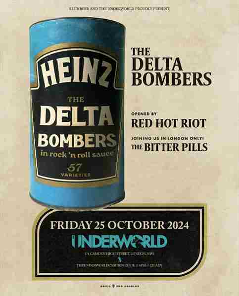 THE DELTA BOMBERS at The Underworld - London in London on 25 Oct