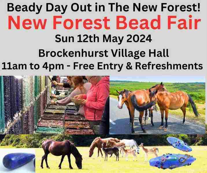 New Forest Bead Fair in Brockenhurst on 12 May