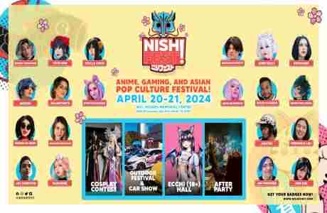 Nishi Fest - Anime, Gaming, Asian Pop Culture Festival - Ft. Worth, TX in Fort Worth on 20 Apr