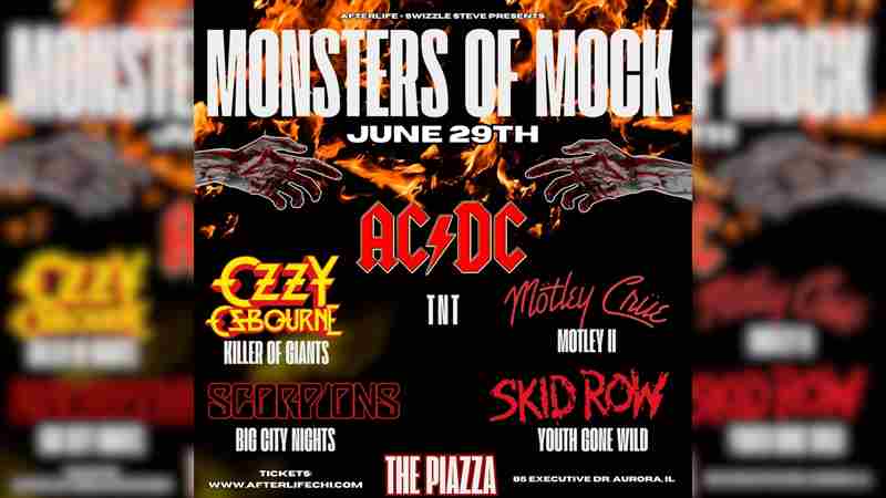 AC/DC, Ozzy Osbourne, Skid Row, Motley Crue and The Scorpions in Aurora on 29 Jun