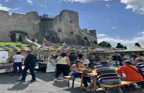 Hay Saturday Market in Wales on 6 Apr