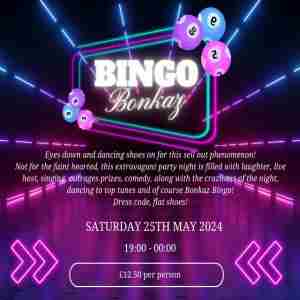 Bingo Bonkaz - Holiday Inn Newcastle Gosforth Park - Saturday 25th May 2024 in Newcastle upon Tyne on 25 May