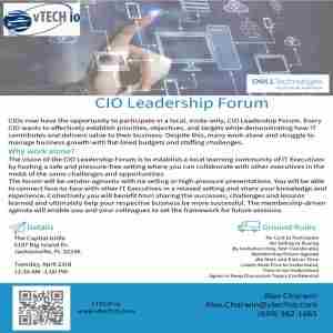 CIO Leadership Forum in Jacksonville, Florida, April 2024 in Jacksonville on 23 Apr