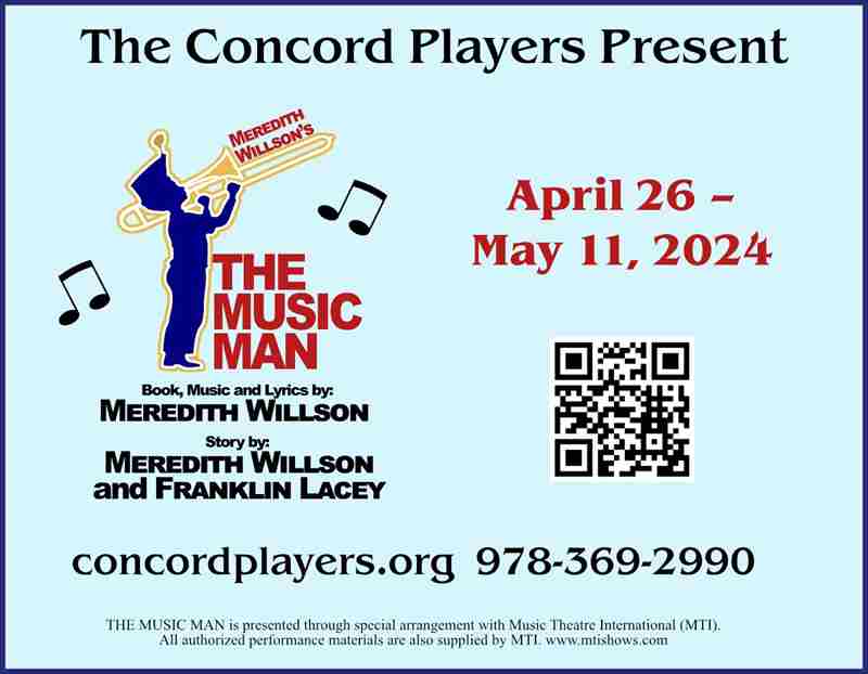 The Music Man in Concord on 26 Apr