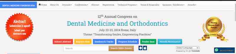 12th Annual Congress on  Dental Medicine and Orthodontics in Roma on 22 Jul