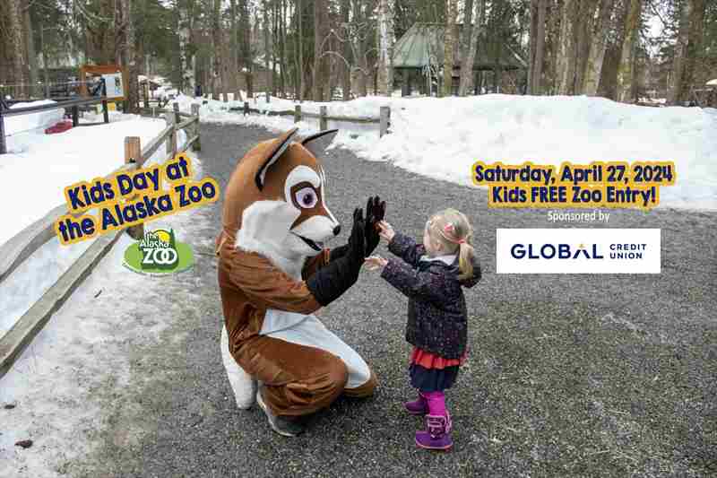 Kids Day at the Alaska Zoo by Global Credit Union in Anchorage on 27 Apr