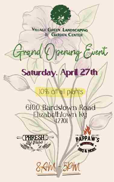 Grand Opening Event in Kentucky on 27 Apr