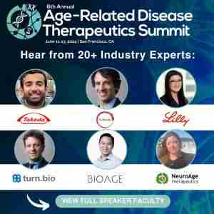 6th Age-Related Disease Therapeutics Summit in San Francisco on 11 Jun