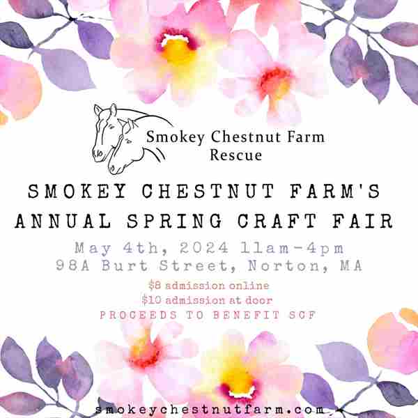 Smokey Chestnut Farm Rescue Craft Fair in Norton on 4 May