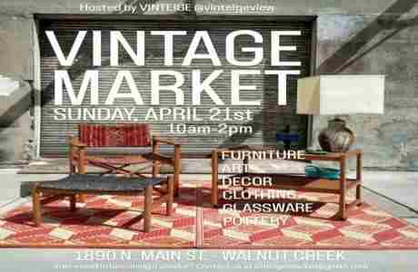 Vinteige Vintage Market in Walnut Creek on 21 Apr