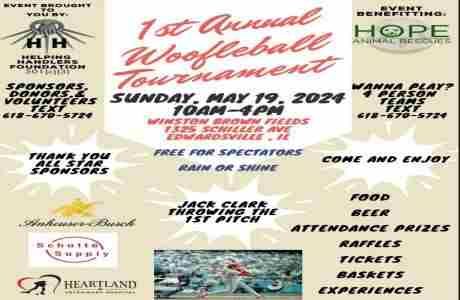 Helping Handlers Woofleball Tournament to benefit Hope Animal Rescues, May 19 Winston Brown Complex in Edwardsville on 19 May