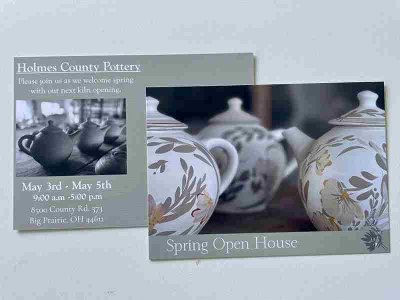 Spring Open House, hosted by Holmes County Pottery in Ohio on 3 May