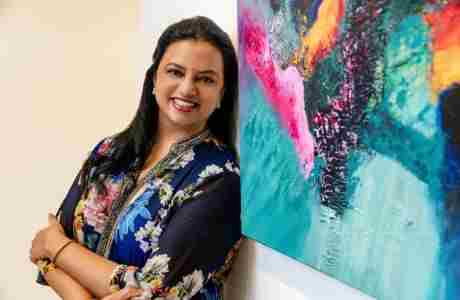 Brinda Pamulapati- "Dance of Hues" Opening Art Reception in Tallahassee on 17 May