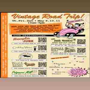 Vintage Road Trip at Hoopla Junk in Minnesota on 9 May