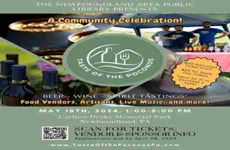 Taste of the Poconos in Newfoundland on 18 May