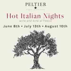 Hot Italian Nights at Peltier Winery in Acampo on 8 Jun