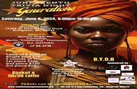 Pre-Father's Day and Juneteenth Celebration "Trivia Night" in Bridgeton on 8 Jun