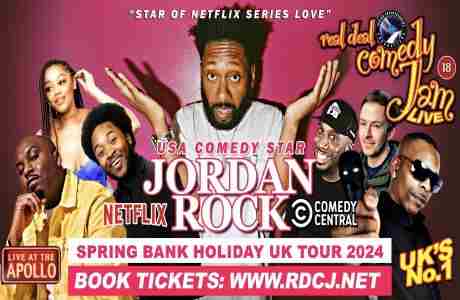 London Real Deal Comedy Jam Bank Holiday Special starring (Chris Rocks) Brother Jordan Rock in London on 25 May