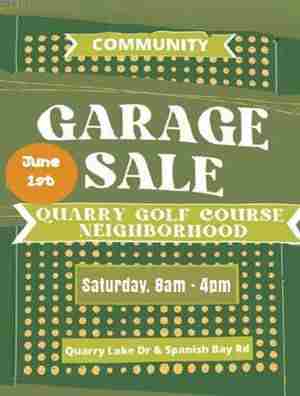 Quarry Golf Course Neighborhood Garage Sale in East Canton on 1 Jun